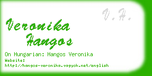 veronika hangos business card